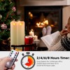 PChero 10" x 3" Flickering Flameless Candles with Remote and