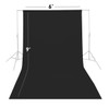 Glow Muslin Backdrop - 6 x 9' (Black)