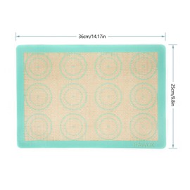 HAWOK Silicone Baking Mats, Nonstick Baking Mats Cookie Sheet Liners, 3 Pack