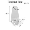 ApexPine 4 Pcs Galvanized Steel Blind Hold Down Brackets with