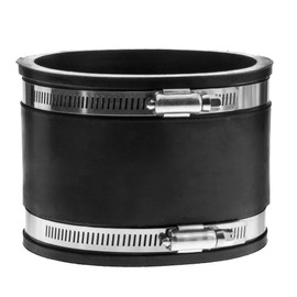 Pondlife Flexible Rubber Sleeve, Diameter 125 mm, Pipe Connector for PVC and Stainless Steel, Flexible Rubber Sleeve