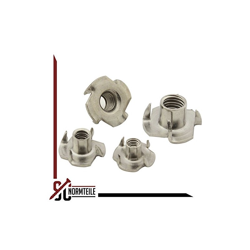 Pack of 5 drive nuts (with 4 drive-in tips) –