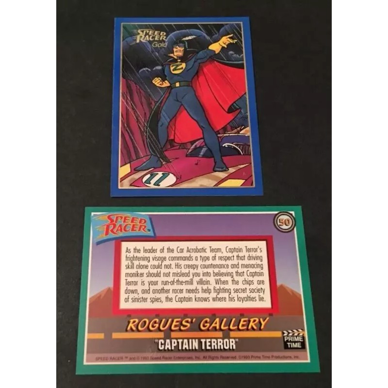 1993 Speed Racer Trading Card GOLD INSERT Singles Prime Time