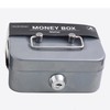 Small Cash Box, Small Safe, Cash Box with 2 Keys,