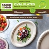 100% Compostable Square Paper Plates [6" x 6", Pack of