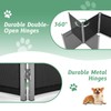 RANTILA 4 Panel Indoor Foldable Dog Fence Freestanding Dog Gate