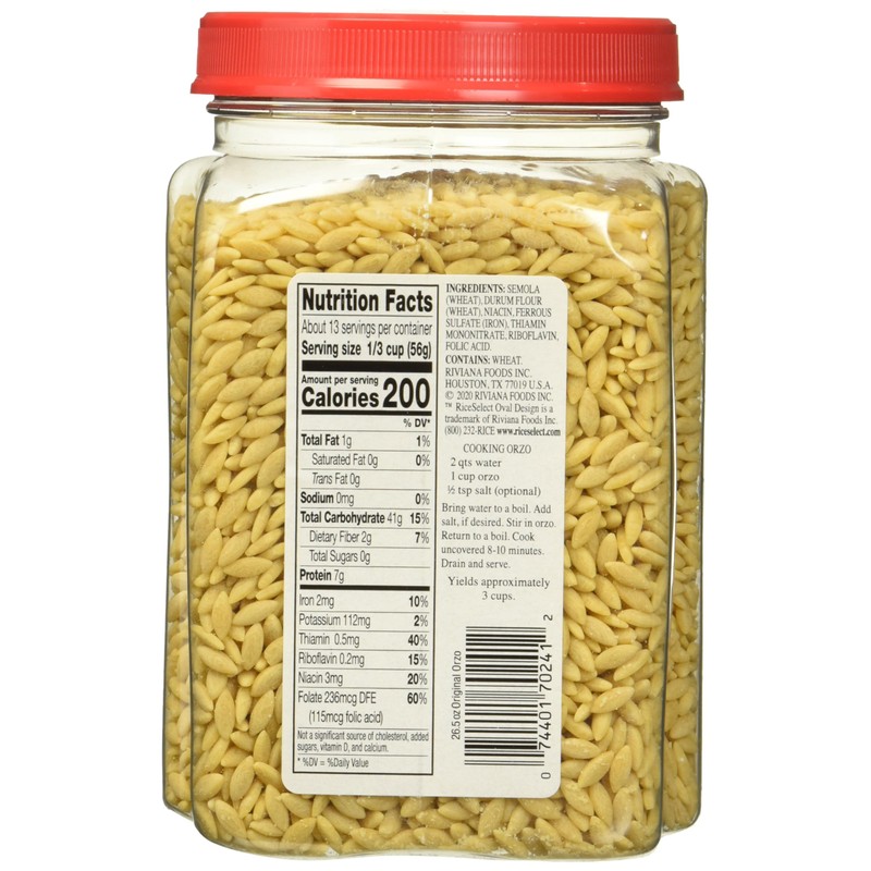 Riceselect Orzo Traditional, 26.5 Ounces (Pack Of 4)