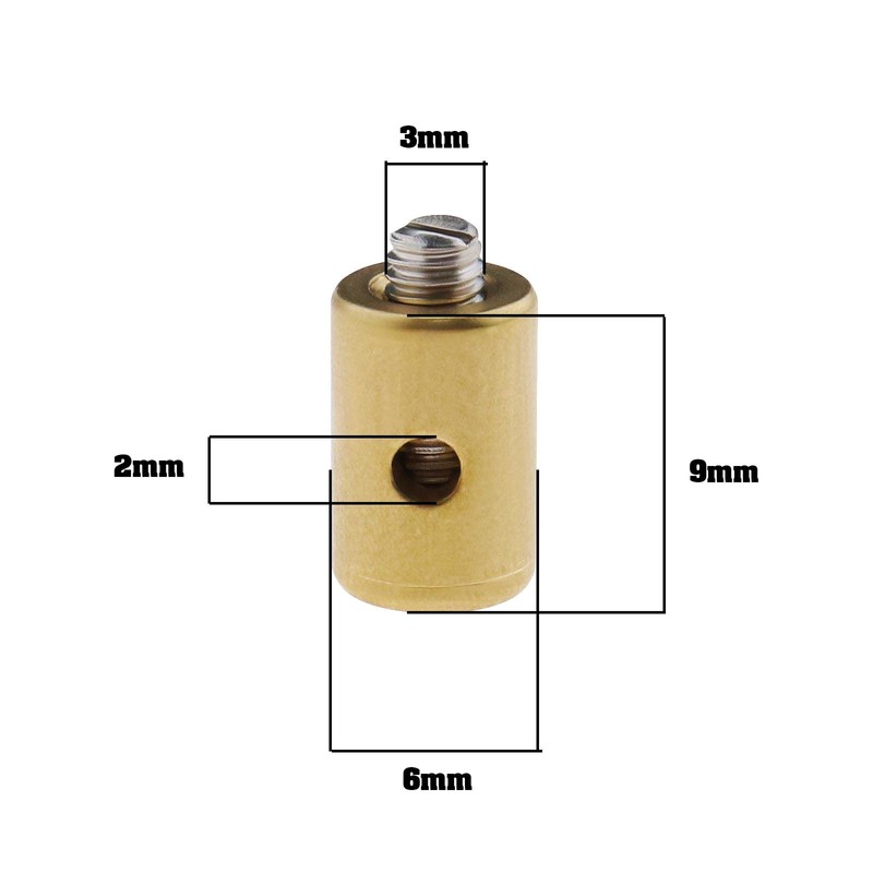 ECSiNG 10Pcs Brake Cable Nipple Screws Replacement Motorcycle Solderless Throttle