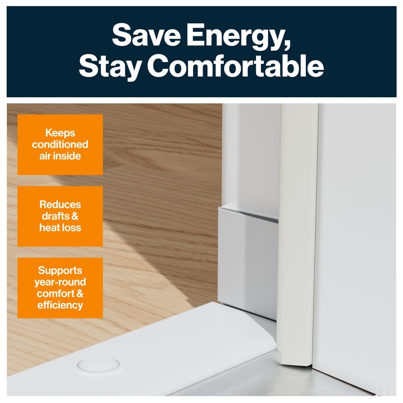 KS Hardware Superior Door Corner Seal, Raised Fin Tucks Behind