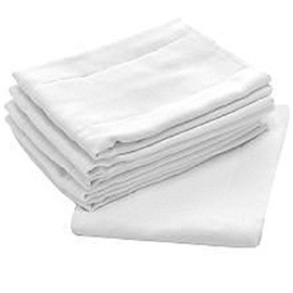High Absorbency, Birdseye Diapers and Burp Cloth, Hypoallergenic, Soft and Safe On All Skins (6 Pack)