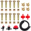 Woxla 52100100 5/16" Shear Pins and Nuts for Snow Blower