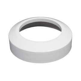 Cornat CWCROSKU00 Toilet Rosette, 110 mm, Plastic, White