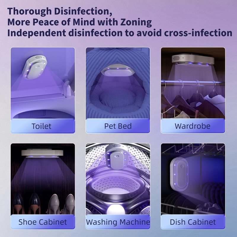 Toilet Guard,Smart U V-C Toilet Cleaner & Odor-Control System with