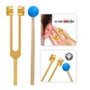 272.2HZ Aluminum Alloy Tuning Fork with Hammer Diagnostic Therapy Health