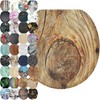 SANILO Wooden Toilet Seat with Soft Close [ROUND] - Decorative,