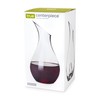 True Centerpiece Tabletop Clear Glass Decanter, Modern Carafe for Red