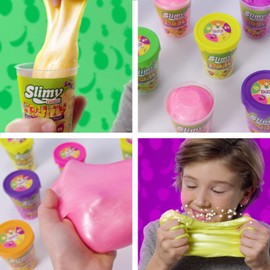 Slimy Fruity Original 80 g Mango Play Clay - The Fruityst Slime, Funny Scented Play Slime for Children, Elastic Play Clay (from 3 Years)