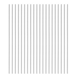 CoCud Round Steel Rod, 1mm Diameter 100mm Length, High Speed Steel Bar Stock Craft DIY Tool - (Applications: for Drill Lathes Boring Machine), 20-Pieces