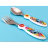 Children's Stainless Steel Cutlery Set - Fork and Spoon (Stitch)