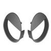 Black Angry Bird Headlight Covers Bezels for 1997-2006 Jeep Wrangler