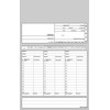Pack of 100 Patient Record Cards in Blue - Closed