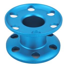 Aluminum Alloy Scuba Diving Finger Spool Reel Diver Underwater Snorkeling Accessory(Blue)