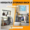 PLKOW Sports Equipment Organizer Garage Storage, Garage Ball Rack, 2