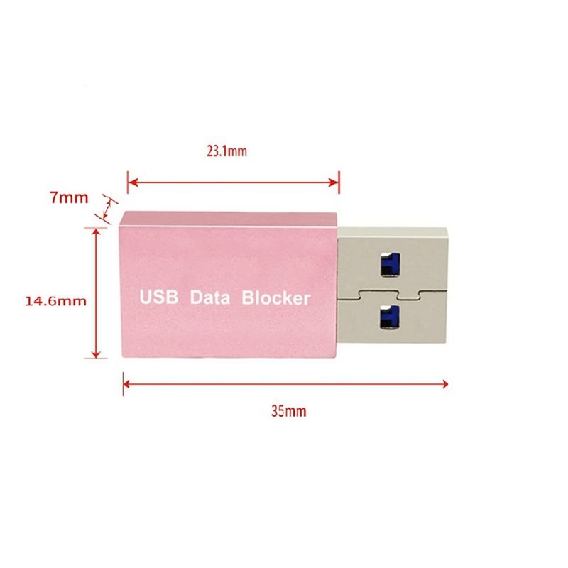 Lyaciomn 5PCS USB Data Blocker Charge-Only USB Blocker Adapter for