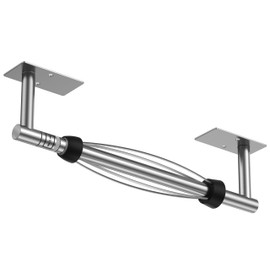 FORIOUS Paper Towel Holder Under Cabinet, One Hand Tear, Commercial,Silver