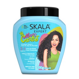 Vivlly SKALA Hair Type 3ABC Mais Cachos - More Curls Eliminate Anti Frizz, For Curly Hair 2 in 1 Conditioning Treatment Cream and Cream To Comb - 35.2Oz