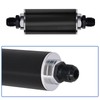 50mm Inline Fuel Filter 100 Micron with Aluminum Mounting Bracket,