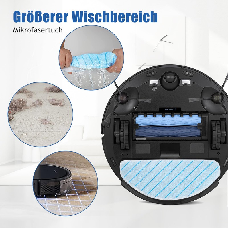 Washable Cleaning Cloth for Ecovacs Deebot T9 Series T9 AIVI