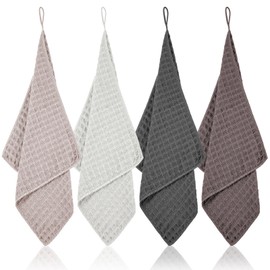 4-Pack Microfiber Barista Cloth, 11.8" Espresso Towel for Coffee Bar Accessories, Washable Barista Cloth, Reusable Kitchen Towel for Drying Dishes