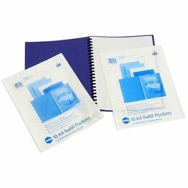 MARBIG(R) 20081P Display Book Refill Sheets A4 Pack 100