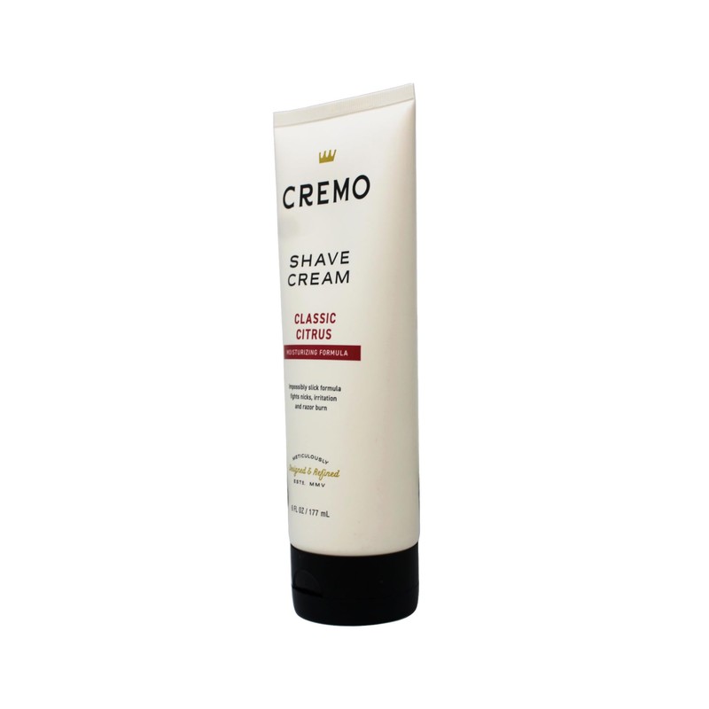 Cremo Shave Cream, Classic Citrus, 6 fl oz (Pack of