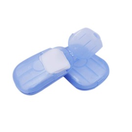 2 Box Portable Disposable Travel Hiking Washing Hand Bath Toiletry Paper Soap Sheets,200 Sheets Soap Sheets Hand Washing Bath Scented Paper Soap and Slide Foaming Paper Soap Bathing Soap Flakes