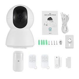 Swokely 3MP Security Camera 2.4G WiFi Smart Indoor Surveillance Camera with Night Vision 2-Way Audio Phone App Remote Control Motion Detection Home Security Monitor Intelligent Alarm System