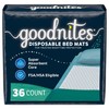 Goodnites Disposable Bed Pads/Bed Mats for Bedwetting, 2.4 x 2.8