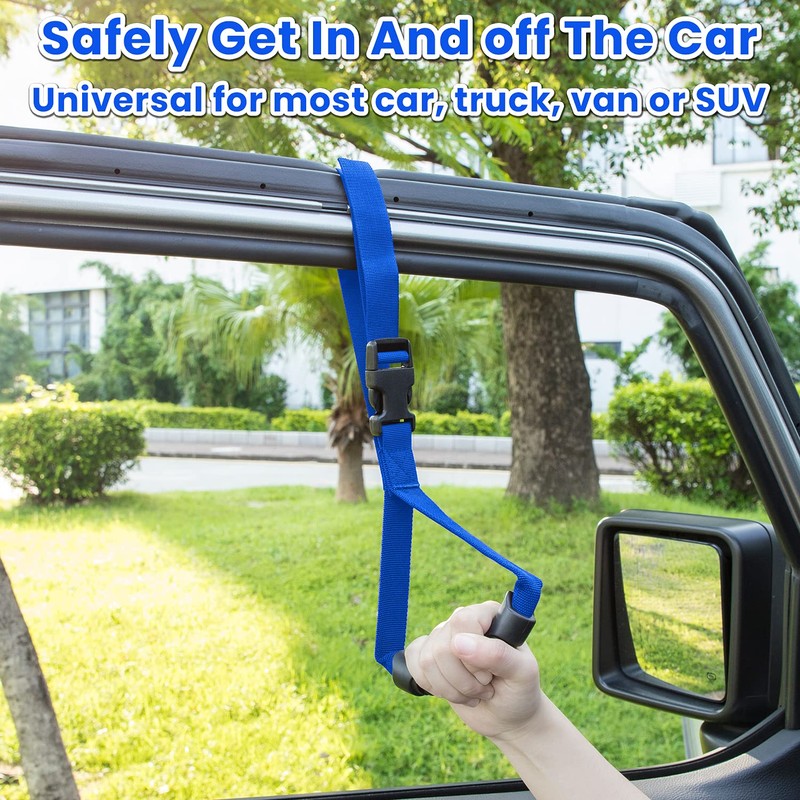 E-cowlboy Auto Cane Grab Handle Adjustable Standing Aid Safety Handle