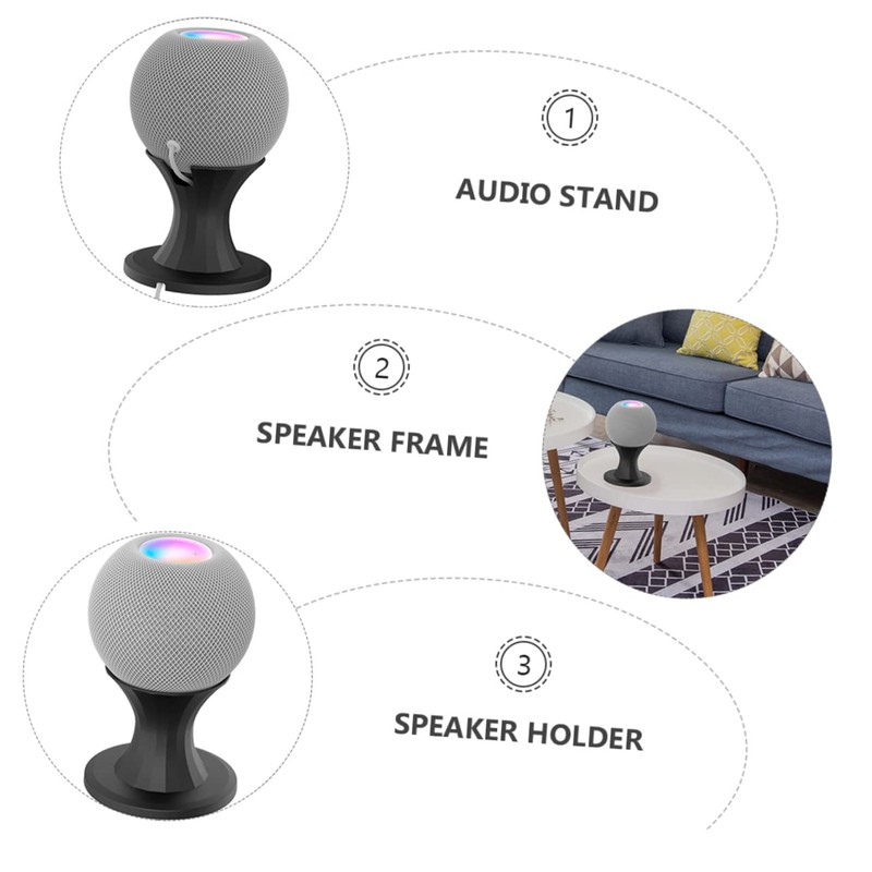 Mobestech 2pcs Smart Speaker Stand Accessory for Mini Wire Management