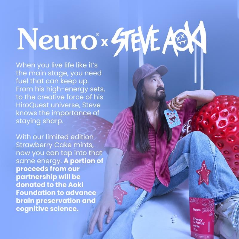 Neuro x Steve Aoki Energy & Focus Mints (Limited Edition)