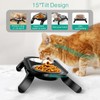 ORIA Elevated Dog Bowls, Raised Dog Bowls with 2 Stainless
