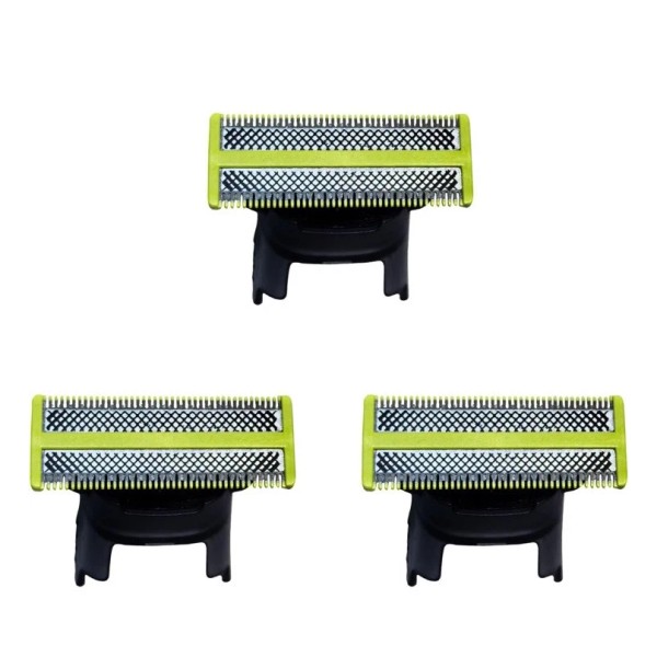 3 Blades Norelco QP210/80 OneBlade Replacement Head for QP2520 /QP6510