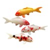 FUNOMOCYA 4 Pcs Artificial Fish Tank Ornaments Decorative Carp Lifelike
