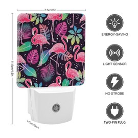 Plug in Night Light with Dusk to Dawn Sensor, Smart LED Night Light for Bedroom Bathroom Hallway Kitchen Stairs, Soft Warm Glow, Energy Efficient Compact Nightlight for Kids Adults-crowned crane