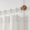 MODE Coastal Collection 1 1/8" Diameter Curtain Rod Set with