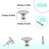 Ruidee 12 PCS Round Drawer Cupboard Handle 30mm Mushroom Shape
