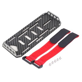 RC Battery Tray, Carbon Fiber Battery Mounting Plate for Traxxas scx1 1:10 Crawler RC Car
