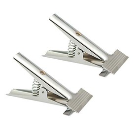 HAND A Pair of Large Sprung Cloth Clamp, Fabric Clamp 19cm