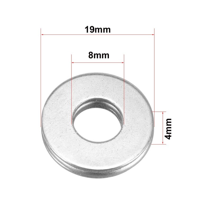 sourcing map AXK0819 Thrust Needle Roller Bearings with Washers 8mm